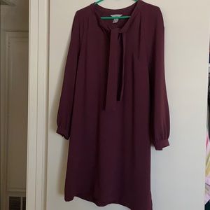 Tunic maroon dress